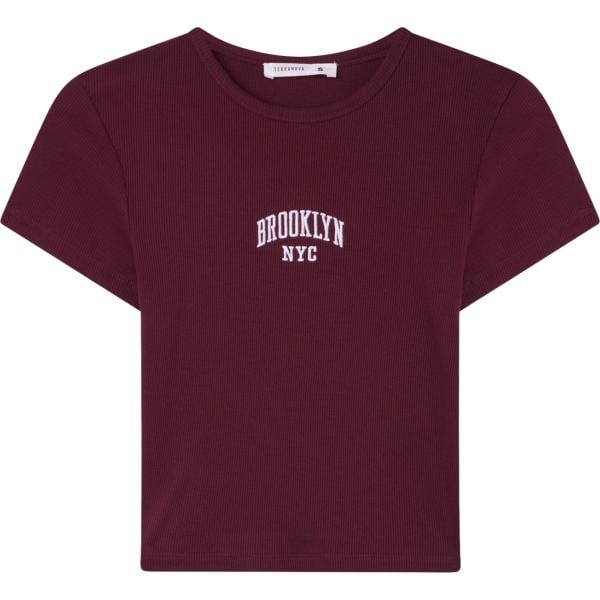 t-shirt Terranova rosso con stampe