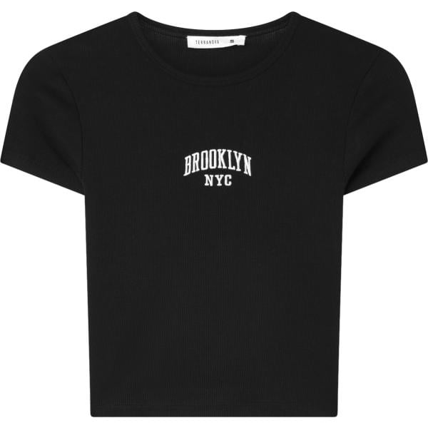 t-shirt Terranova nero con stampe