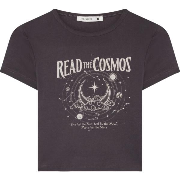 t-shirt Terranova grigio con stampe