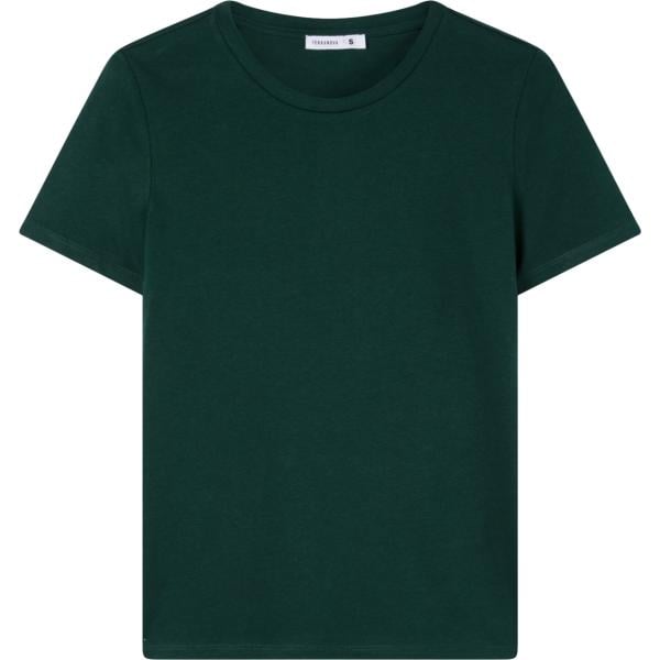 t-shirt Terranova blu tinta unita