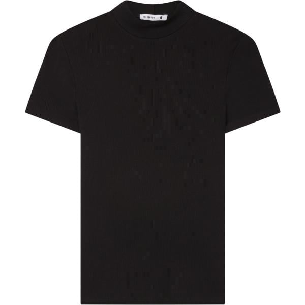 t-shirt Terranova nero tinta unita