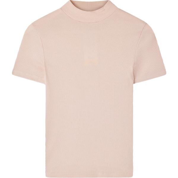 t-shirt Terranova viola tinta unita