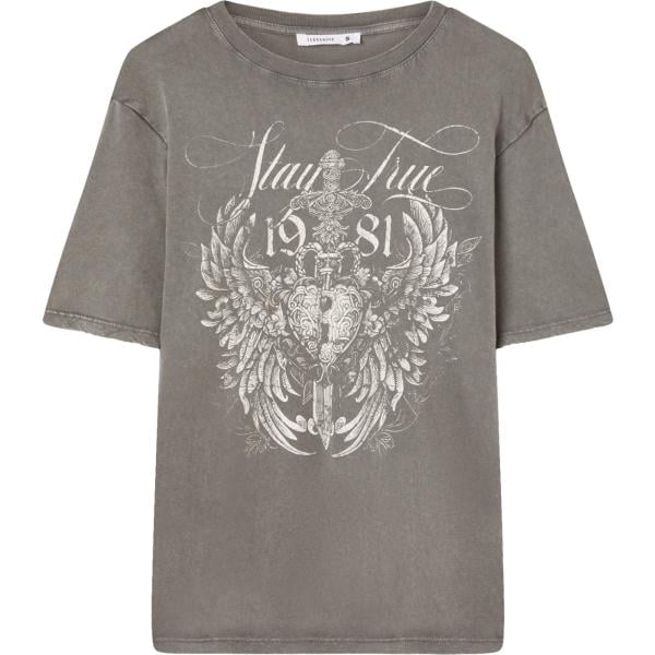 t-shirt Terranova grigio con stampe