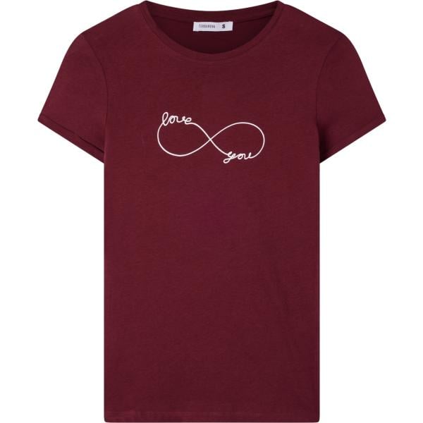 t-shirt Terranova rosso con stampe