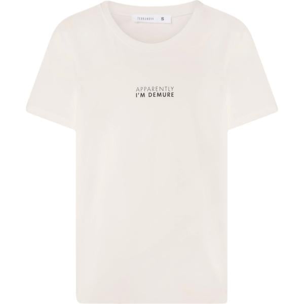 t-shirt Terranova bianco con stampe