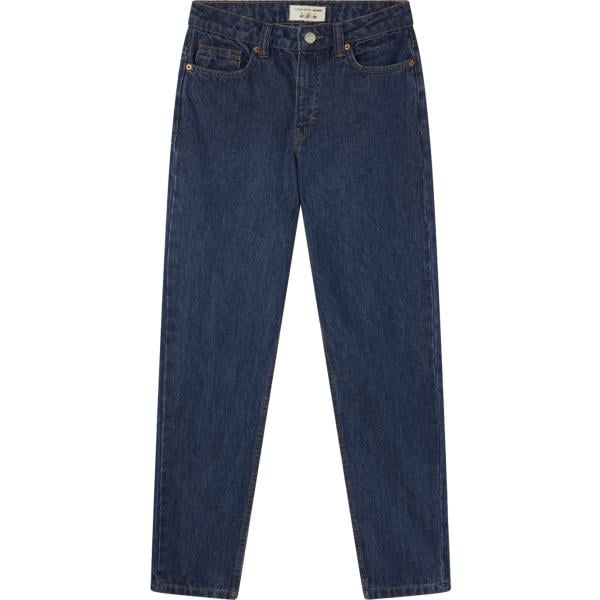 jeans mom Terranova blu tinta unita