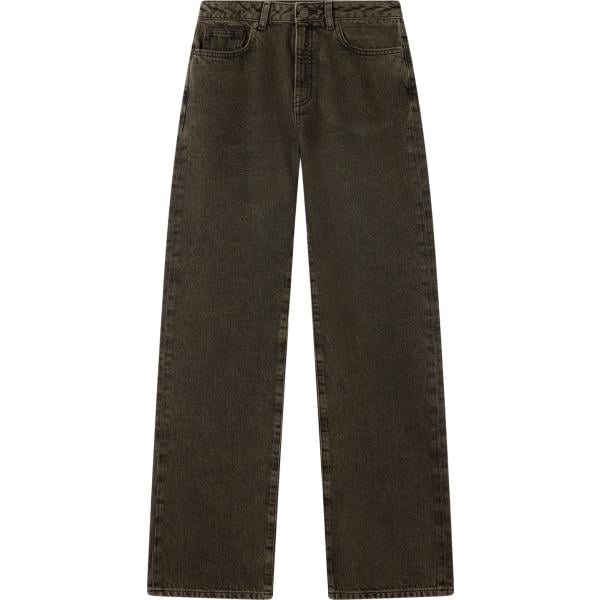 jeans dritti Terranova marrone tinta unita