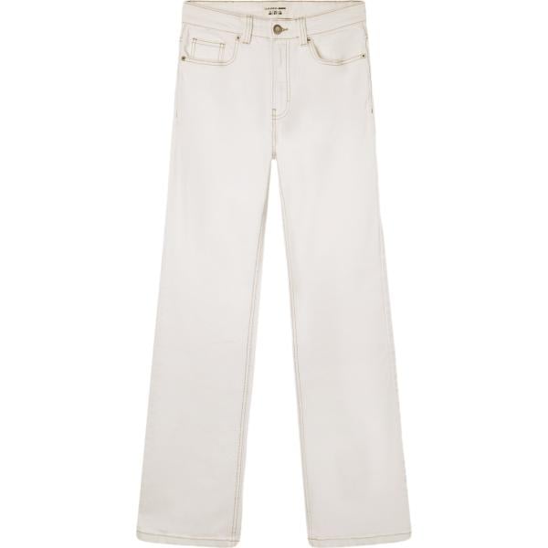jeans bootcut Terranova bianco tinta unita