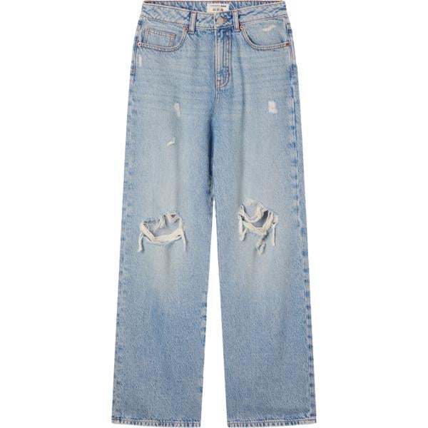 jeans strappati Terranova verde