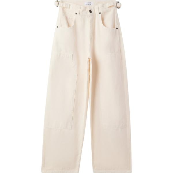 pantaloni Terranova bianco tinta unita