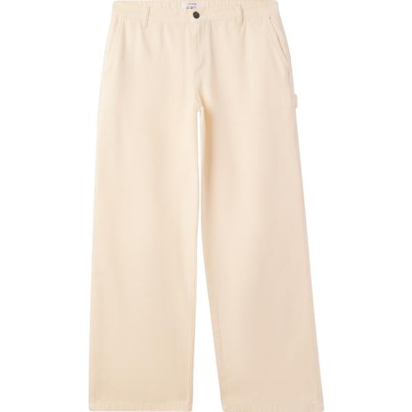 pantaloni Terranova bianco tinta unita