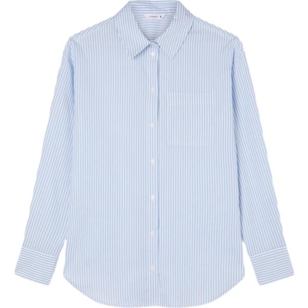 camicie Terranova blu a righe