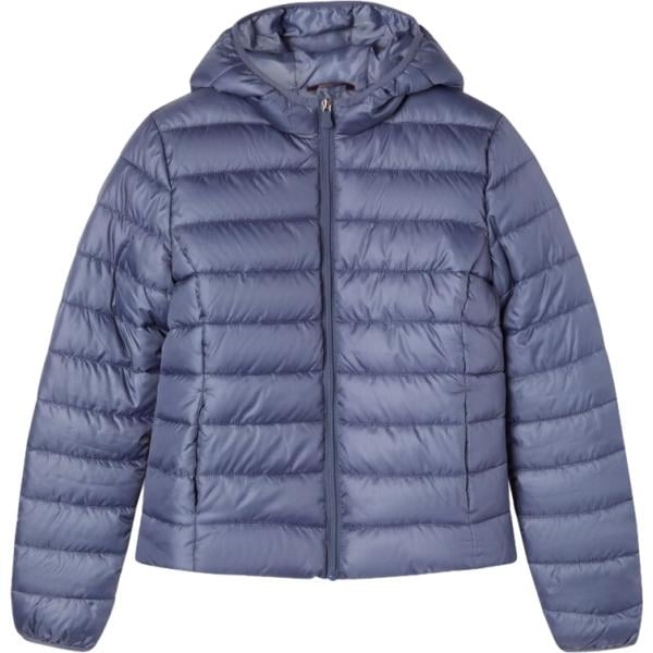 Piumino da donna in blu scuro collo con cappuccio con zip Terranova Terranova