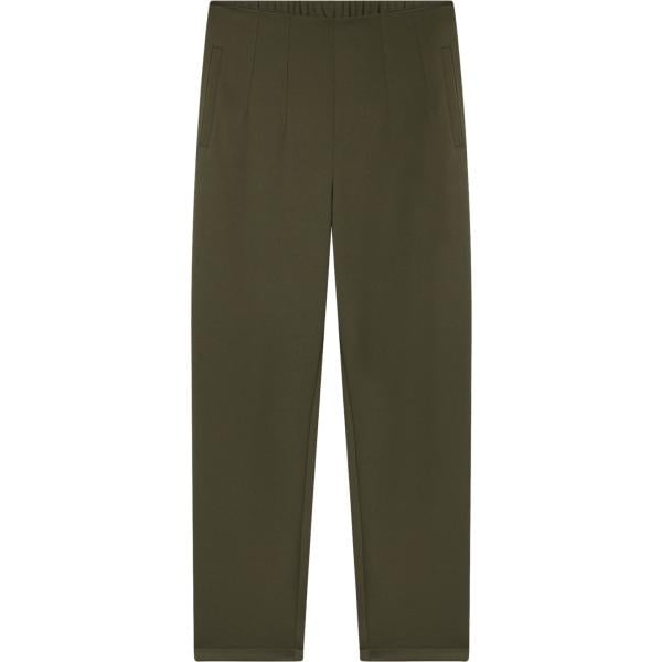 pantaloni chino Terranova verde tinta unita