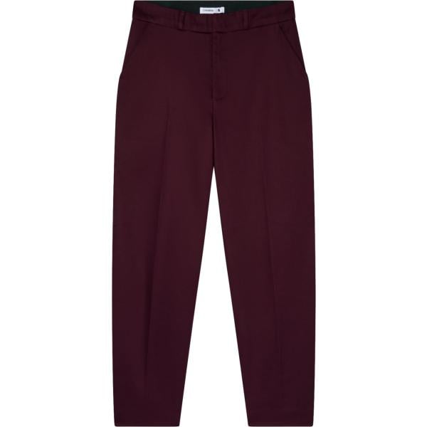 pantaloni chino Terranova marrone tinta unita