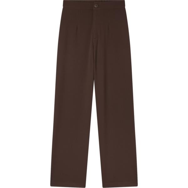 pantaloni Terranova marrone tinta unita