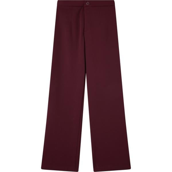 pantaloni Terranova rosso tinta unita