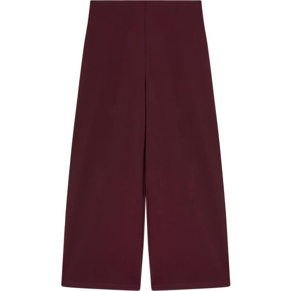 pantaloni culotte Terranova rosso tinta unita