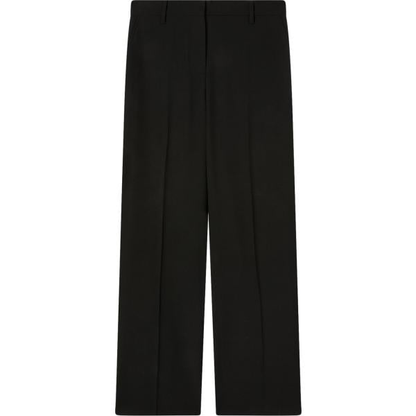 pantaloni a palazzo Terranova nero tinta unita