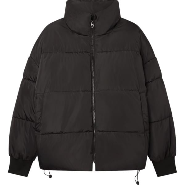 bomber Terranova nero tinta unita