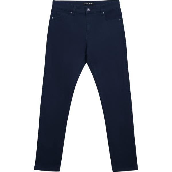 pantaloni skinny Terranova blu tinta unita