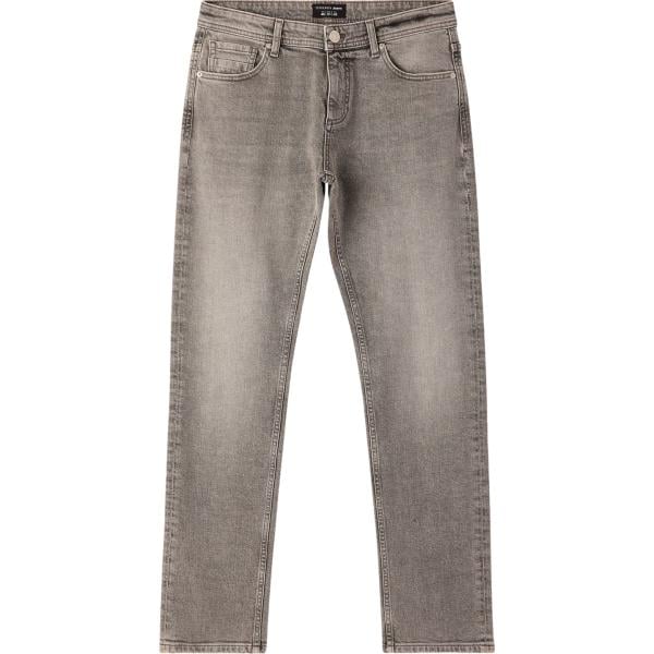 jeans Terranova verde tinta unita