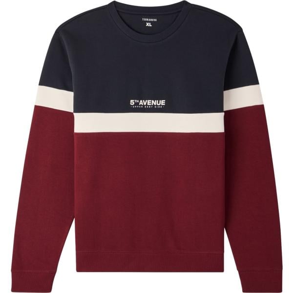 felpe Terranova rosso con stampe
