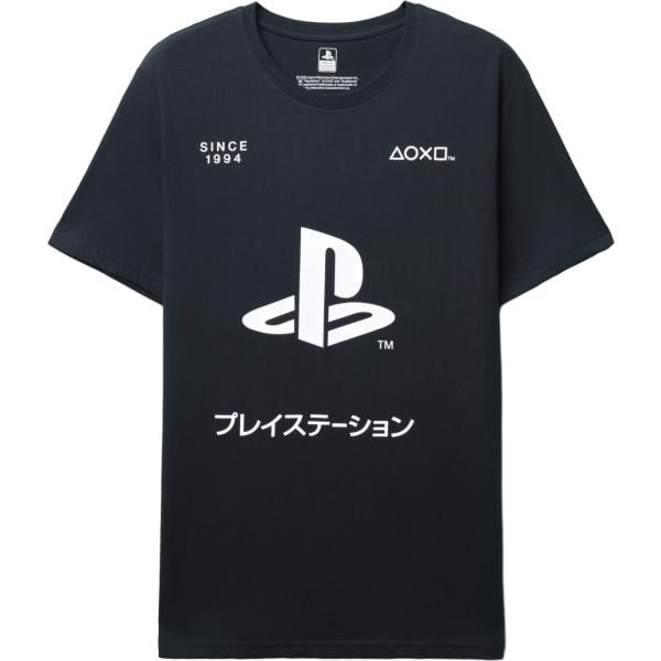 t-shirt Terranova nero con stampe
