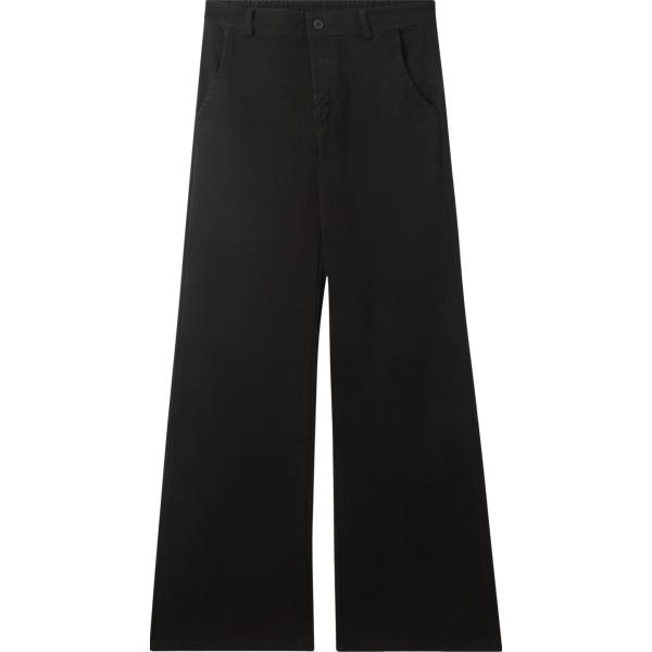 pantaloni chino Terranova nero tinta unita