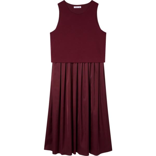 vestiti midi/longuette Terranova rosso tinta unita