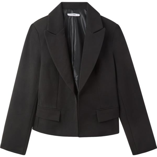 blazer Terranova nero tinta unita