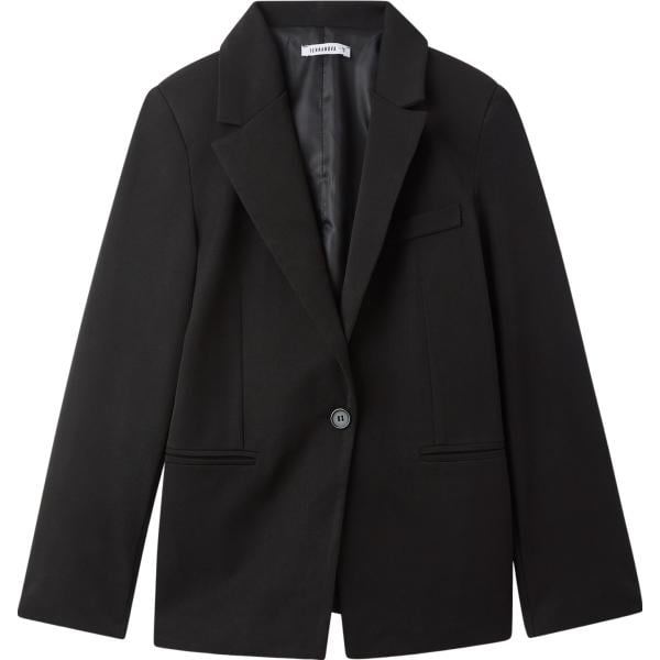 blazer Terranova nero tinta unita