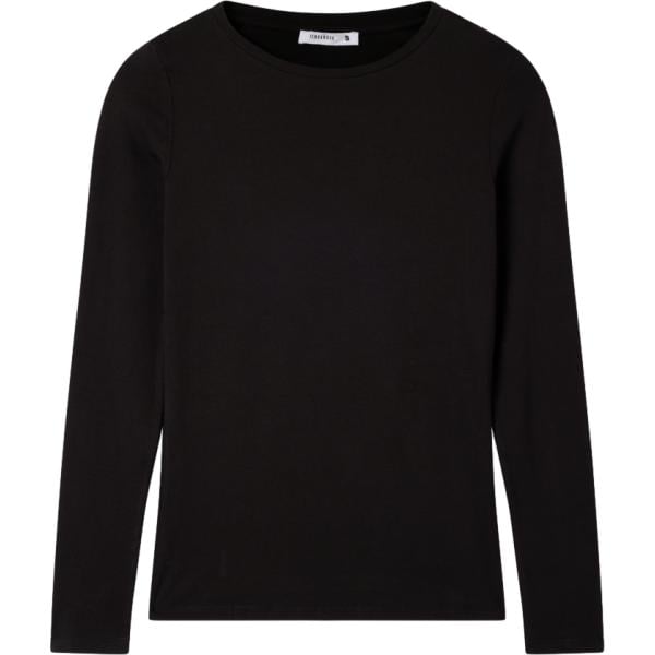 t-shirt Terranova nero tinta unita