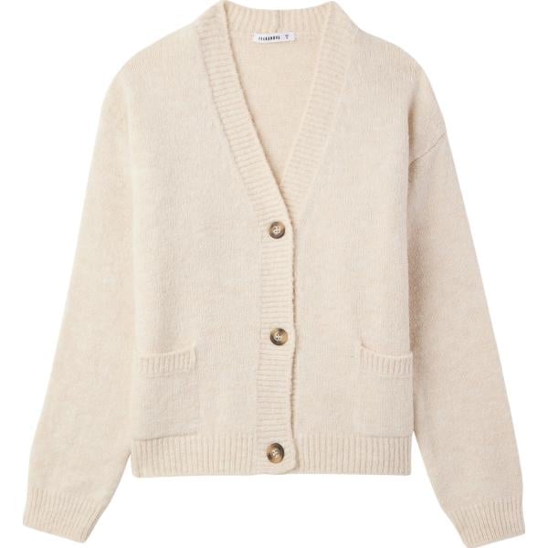 cardigans Terranova bianco tinta unita