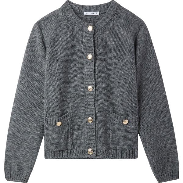cardigans Terranova grigio tinta unita