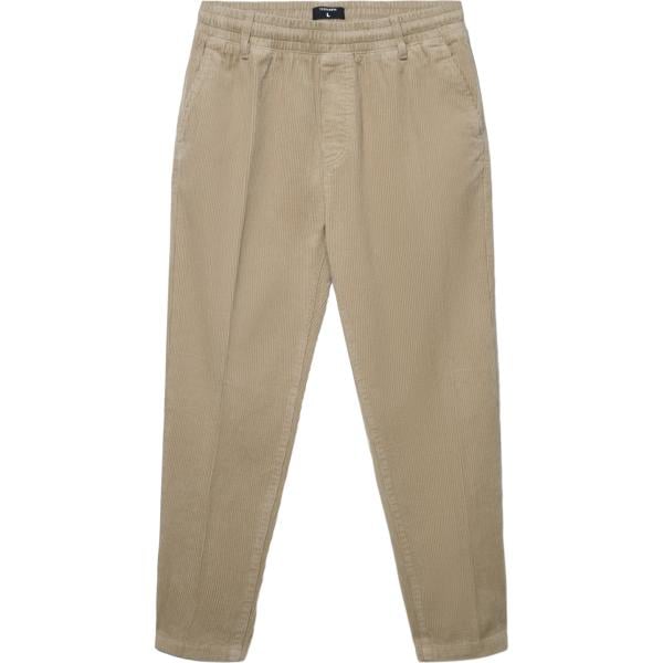 pantaloni Terranova marrone tinta unita