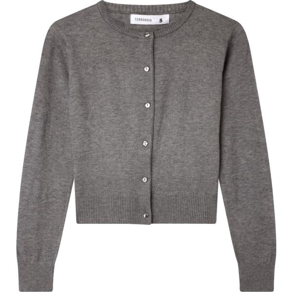 cardigans Terranova grigio tinta unita