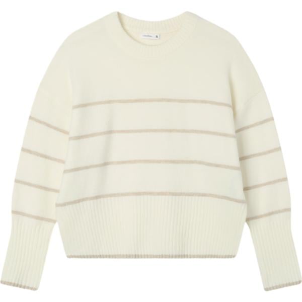 maglieria Terranova bianco a righe