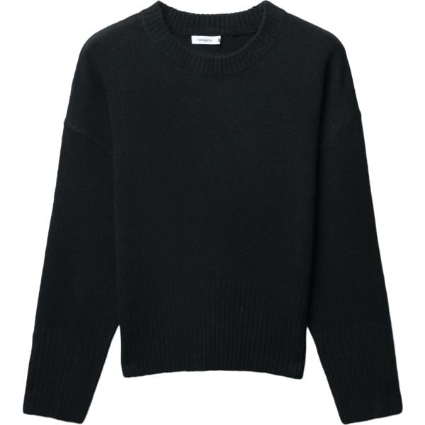 maglieria Terranova nero tinta unita