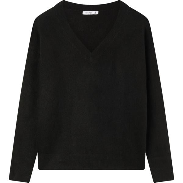 maglieria Terranova nero tinta unita