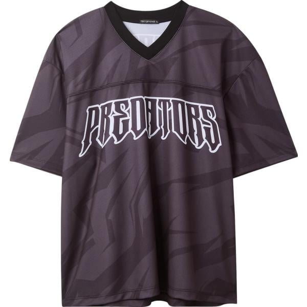 t-shirt sportive Terranova nero con stampe