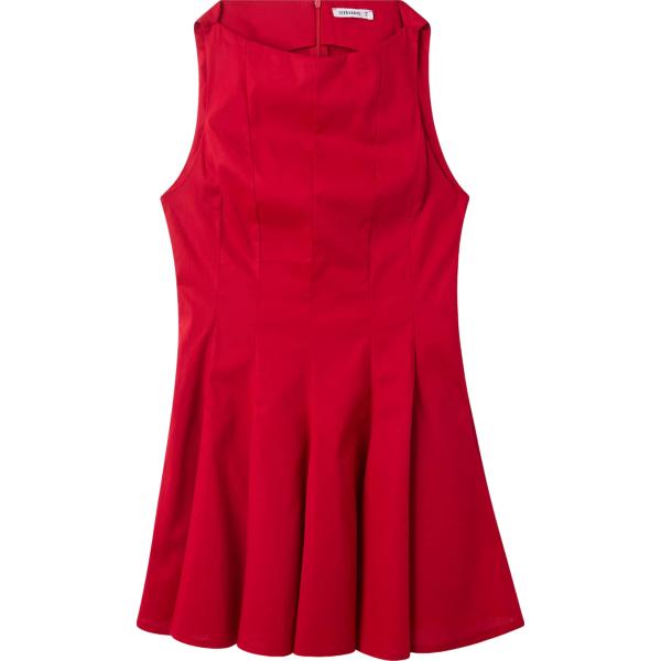 vestiti corti Terranova rosso tinta unita