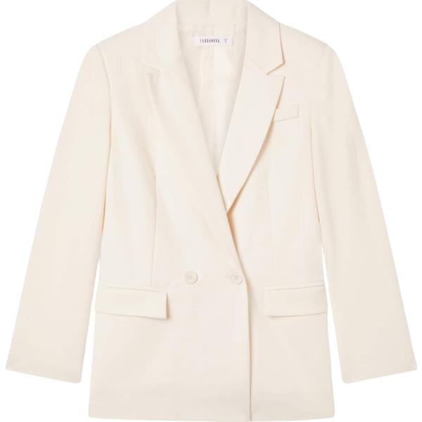 blazer Terranova bianco tinta unita