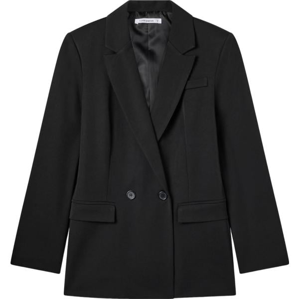 blazer Terranova nero tinta unita