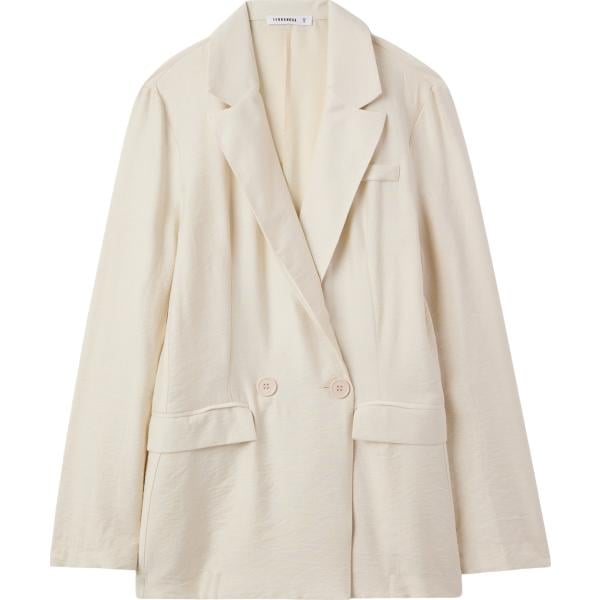 blazer Terranova bianco tinta unita
