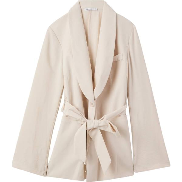 blazer Terranova bianco tinta unita