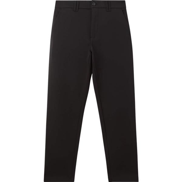 pantaloni chino Terranova nero tinta unita