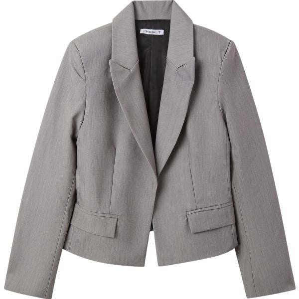 blazer Terranova grigio tinta unita