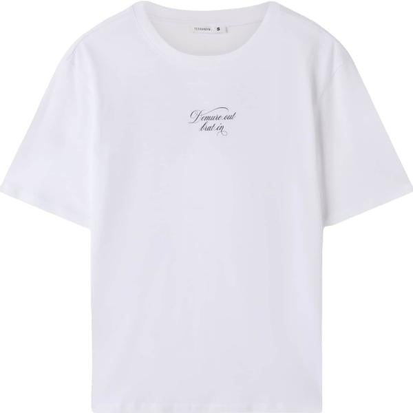 t-shirt Terranova bianco con stampe