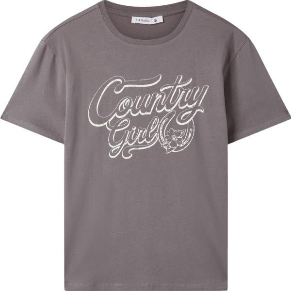 t-shirt Terranova grigio con stampe